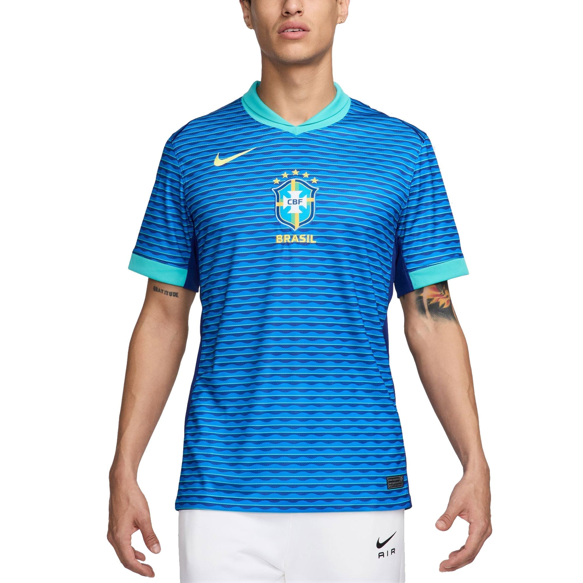 Brazil National Team Nike 2024 Home Match Authentic T-shirt – Yellow