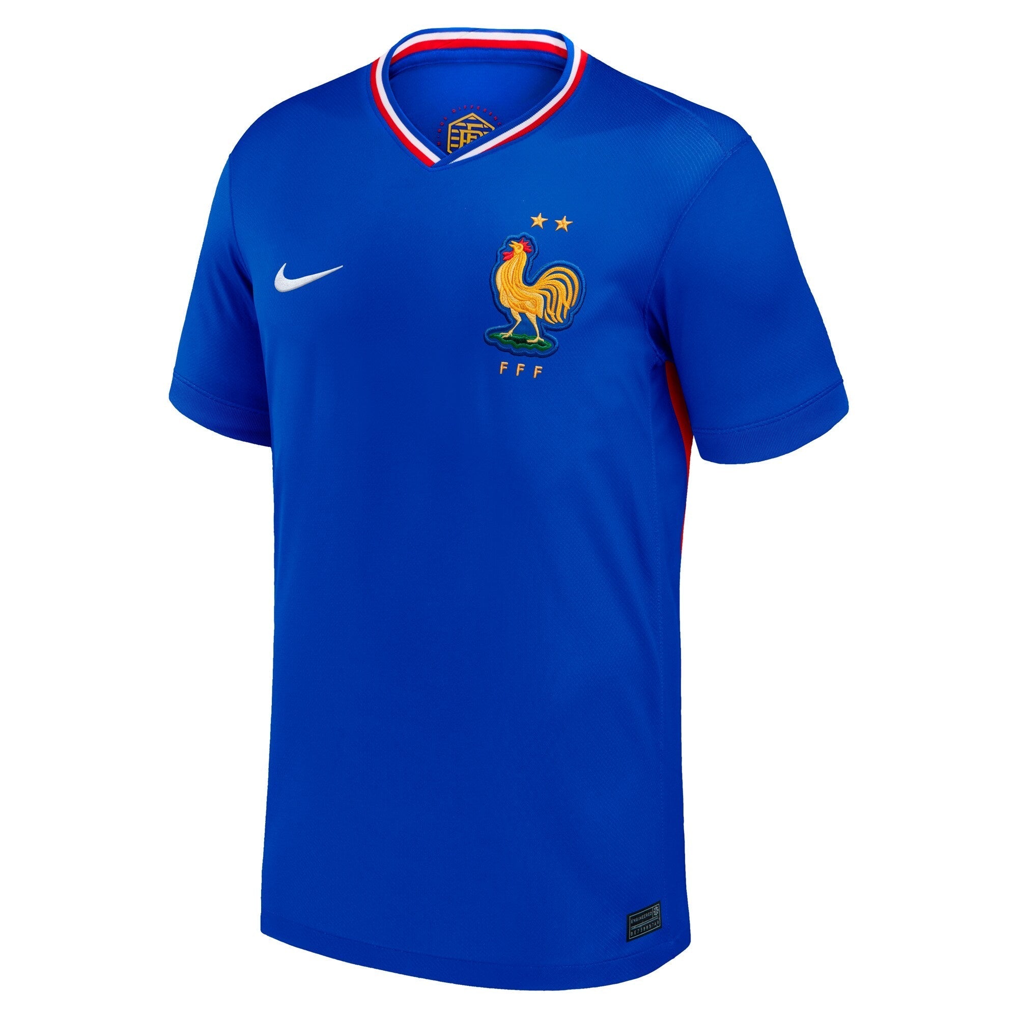 France National Team Nike 2024 Home Blank Authentic T-shirt - Blue
