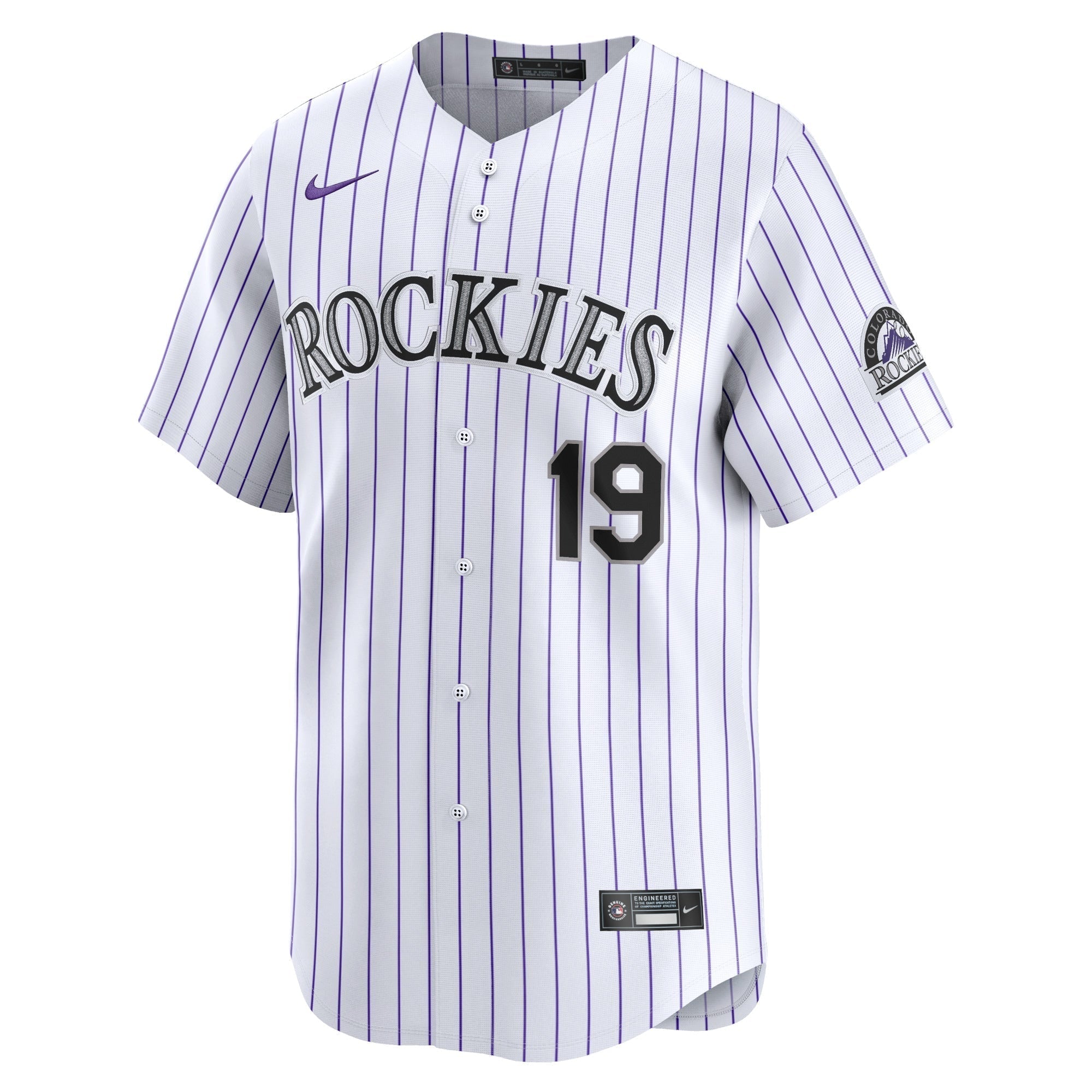 Charlie Blackmon Colorado Rockies Nike Home Limited Player Authentic T-shirt - White