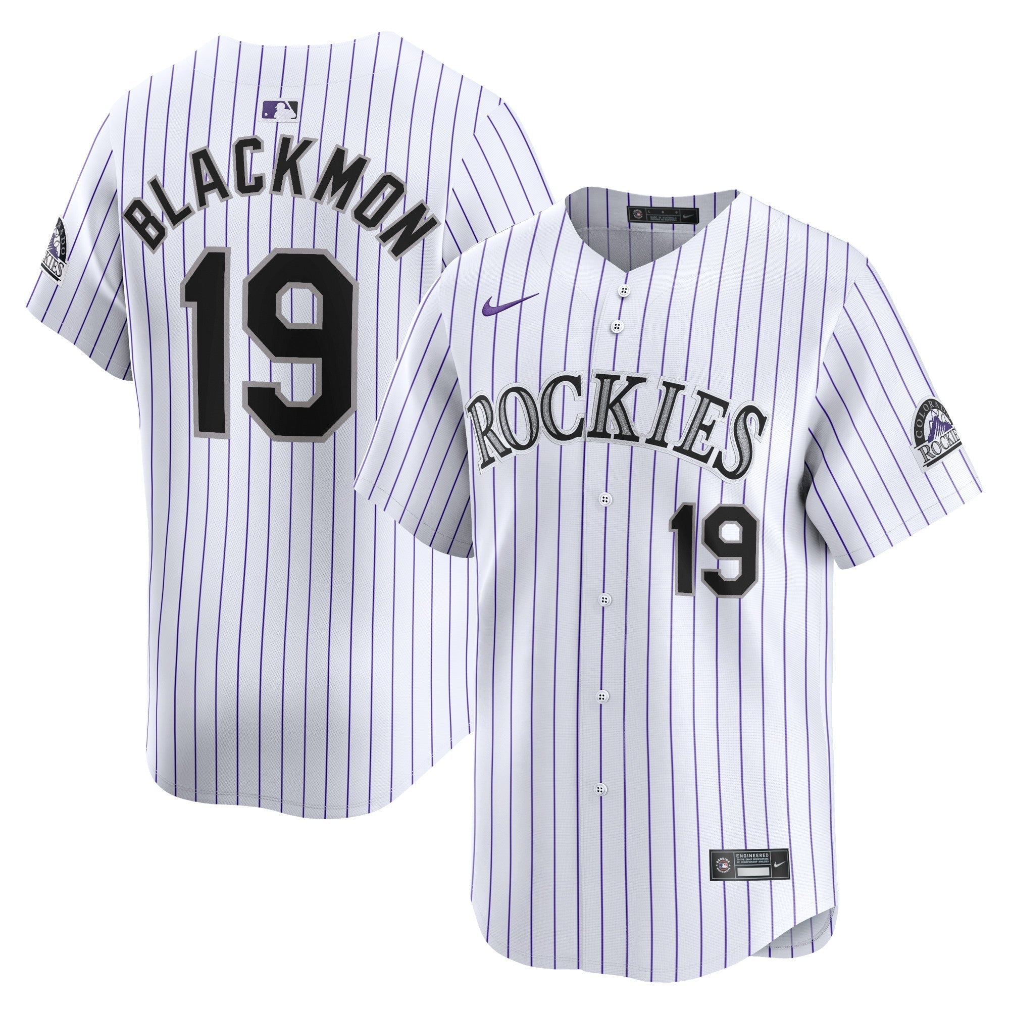 Charlie Blackmon Colorado Rockies Nike Home Limited Player Authentic T-shirt - White