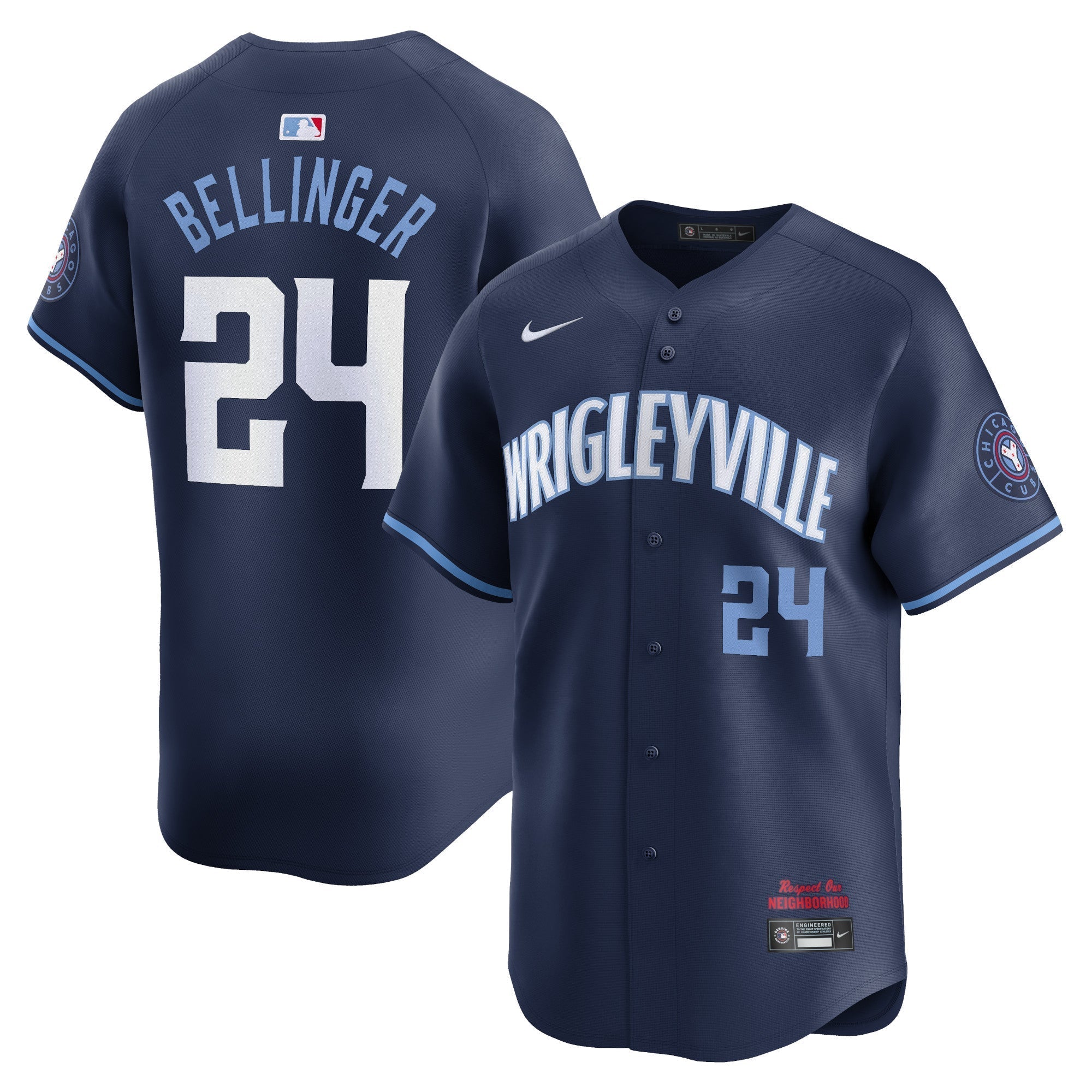 Cody Bellinger Chicago Cubs Nike City Connect Limited Player Authentic T-shirt - Navy