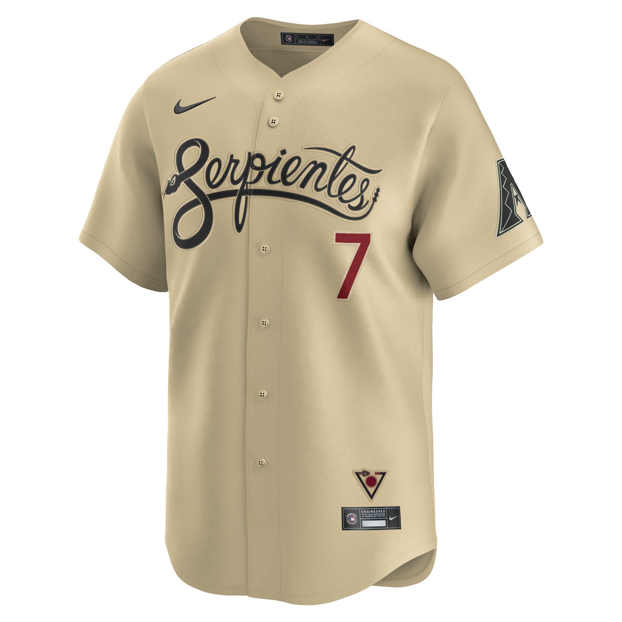 Corbin Carroll Arizona Diamondbacks Nike City Connect Limited Player Authentic T-shirt - Sand
