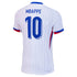 Kylian Mbappe France National Team Nike 2024 Away Authentic T-shirt - White