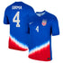 Naomi Girma USWNT Nike 2024 Away Authentic T-shirt - Royal