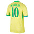 Neymar Jr. Brazil National Team Nike 2024 Home Stadium Player Authentic T-shirt – Yellow