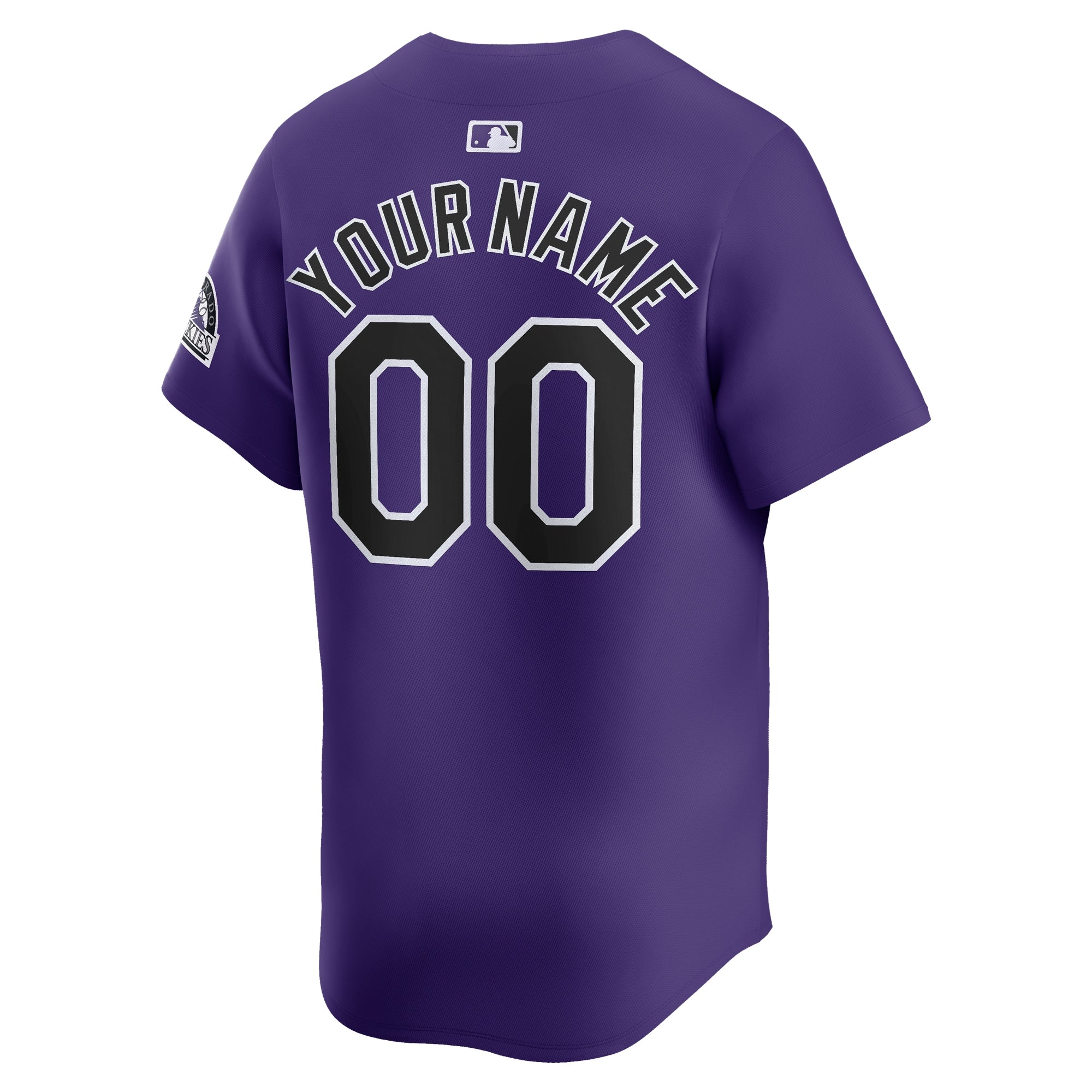 Colorado Rockies Nike Alternate Limited Custom Authentic T-shirt – Purple