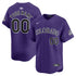 Colorado Rockies Nike Alternate Limited Custom Authentic T-shirt – Purple