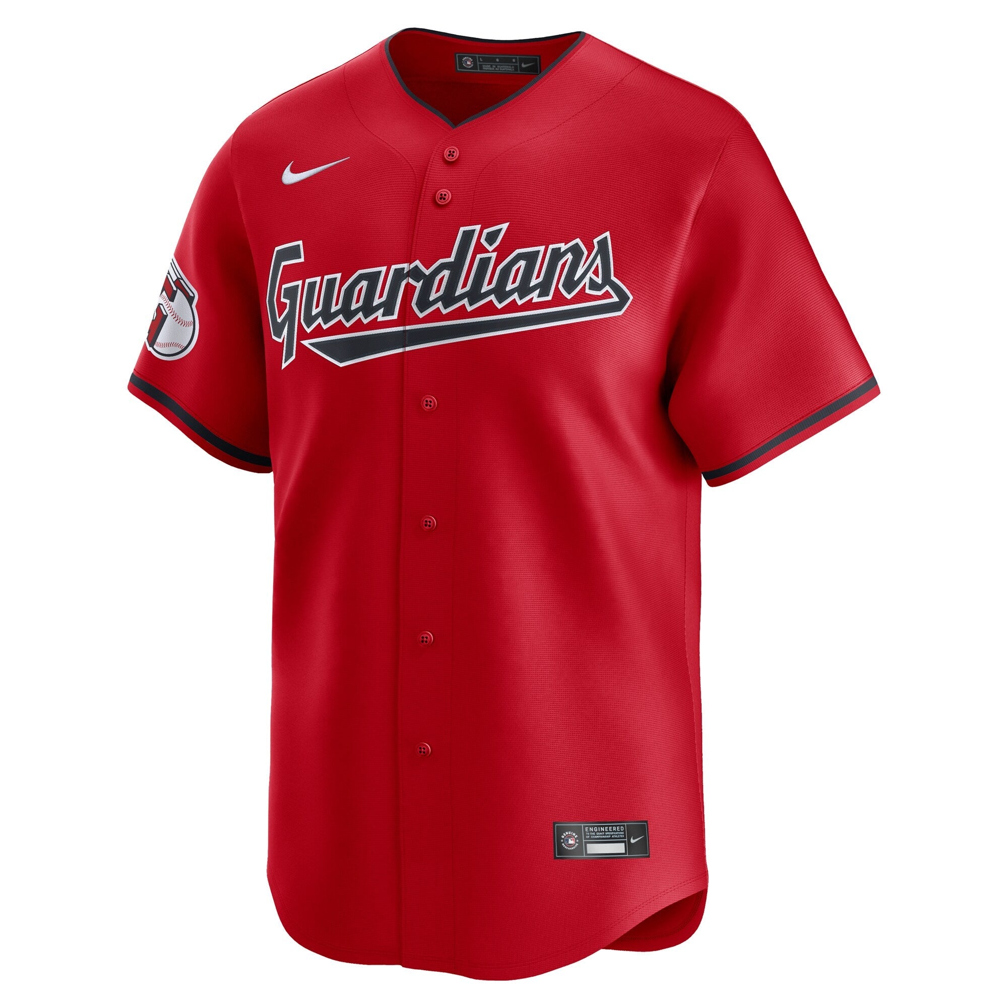Cleveland Guardians Nike Alternate Limited Authentic T-shirt – Red