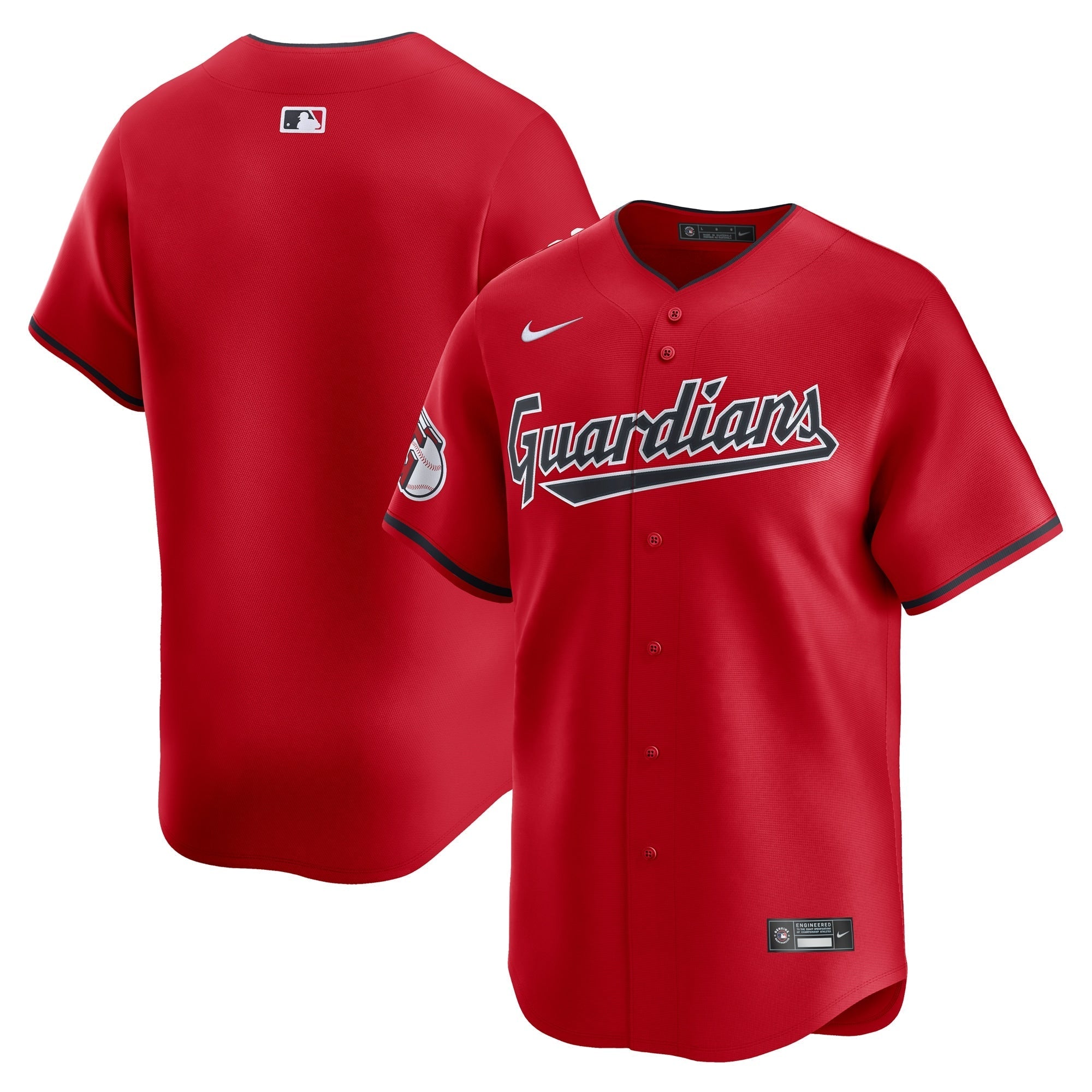 Cleveland Guardians Nike Alternate Limited Authentic T-shirt – Red