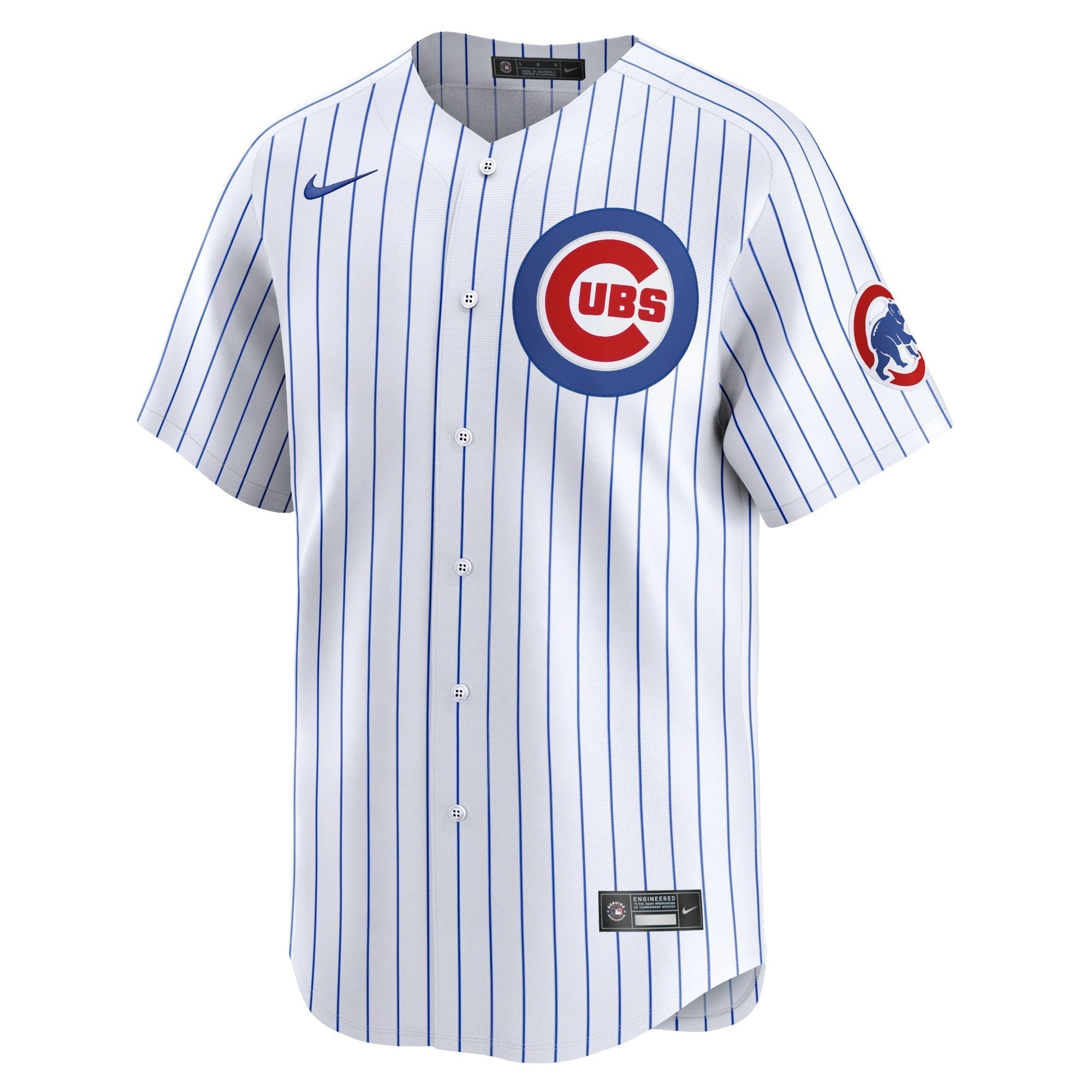 Chicago Cubs Nike Home Limited Custom Authentic T-shirt - White