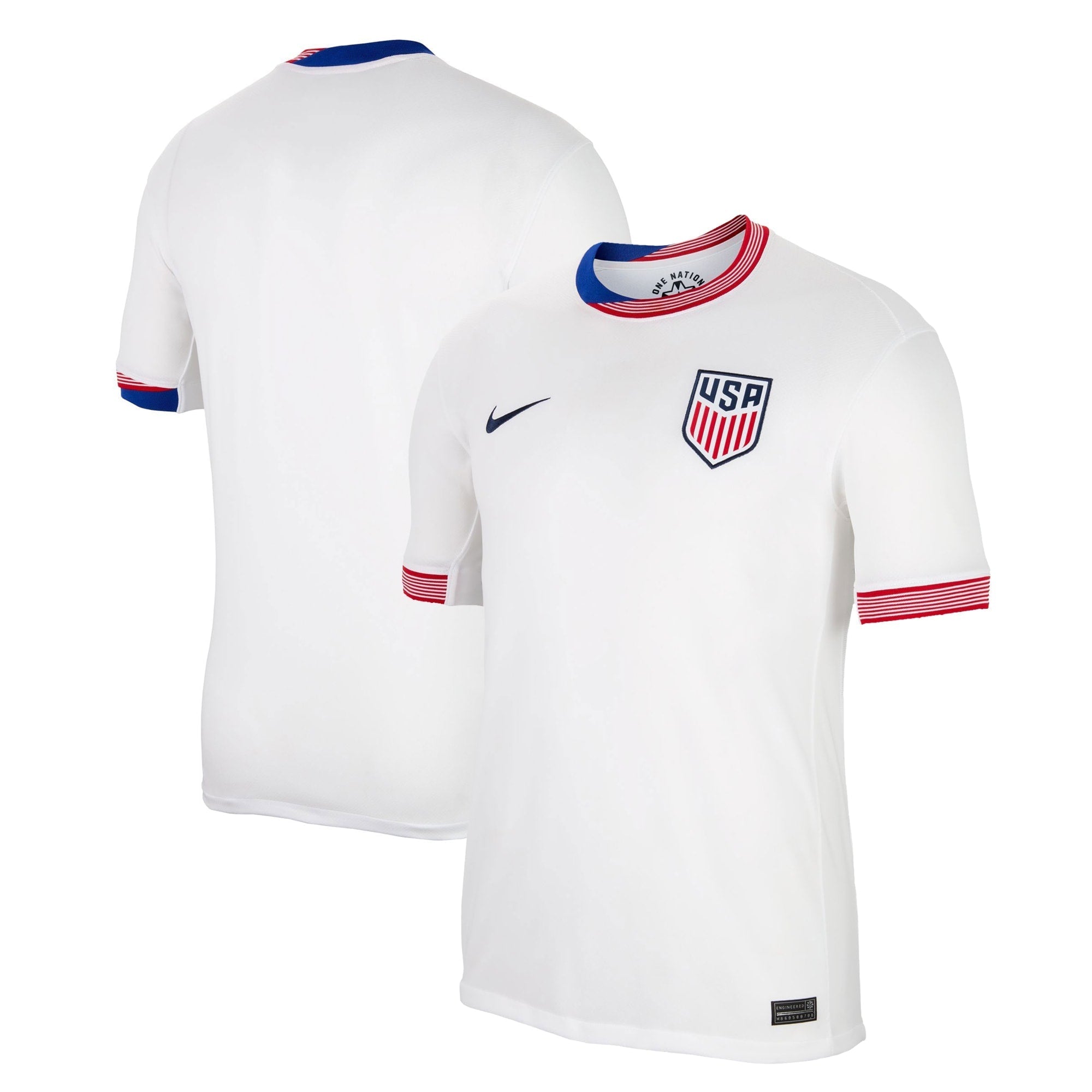 USMNT Nike 2024 Home Authentic T-shirt - White