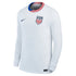 USMNT Nike 2024 Home Long Sleeve Authentic T-shirt - White