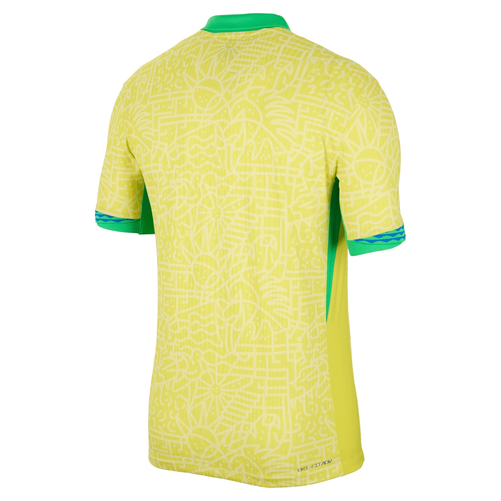 Brazil National Team Nike 2024 Home Match Authentic T-shirt – Yellow