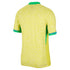 Brazil National Team Nike 2024 Home Match Authentic T-shirt – Yellow