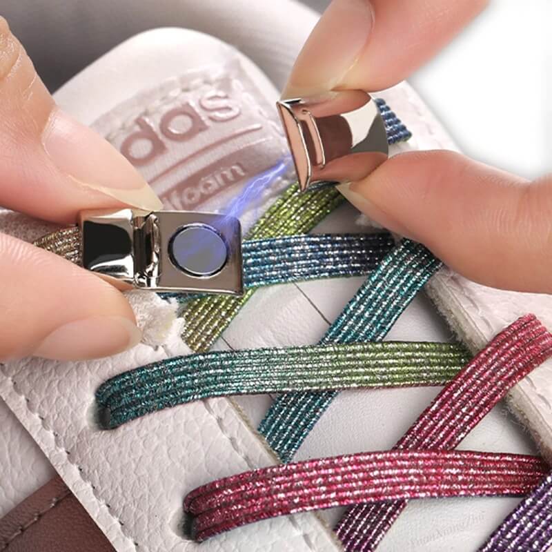elastic magnetic shoelaces – no-tie, easy fit, and durable style for all ages | nevada™ - Nevada Shoe