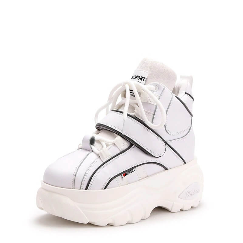 New Super fire women's boots fashion high-top Height casual increasing women Booties autumn winter thick-soled Female sneakers