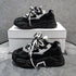 Women Platform Chunky Sneakers Designers Fashion Lace Up Casual Shoes Woman Tennis Basket Female Autumn Vulcanized Shoes 2020