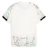 Puma Portugal 2025 Away Jersey white soccer shirt with abstract green and red patterns on sleeves and lower back