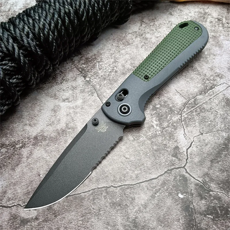 Benchmade 430BK Redoubt: Gray Tactical Folder | D2 Tool Steel