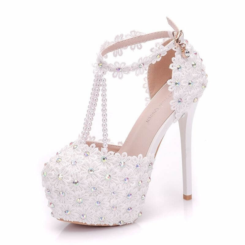 Concert Women Pump Shoe Hollow Lace – Elegant, Comfortable, and Non-Slip Pumps for Any Occasion | NEVADA™ - Nevada Shoe