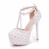 Concert Women Pump Shoe Hollow Lace – Elegant, Comfortable, and Non-Slip Pumps for Any Occasion | NEVADA™ - Nevada Shoe