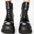 Winter Fashion High Platform Boots Leather High Wedges Ankle Boots Women 2020 New Female Punk Style High Heels Shoes for Woman